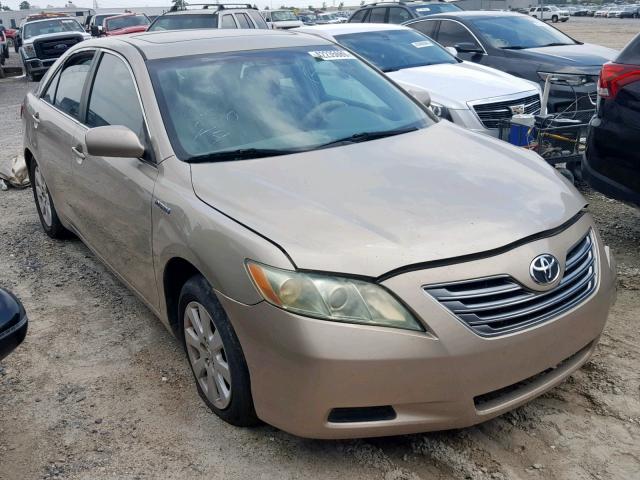 4T1BB46K19U075181 - 2009 TOYOTA CAMRY HYBR GOLD photo 1