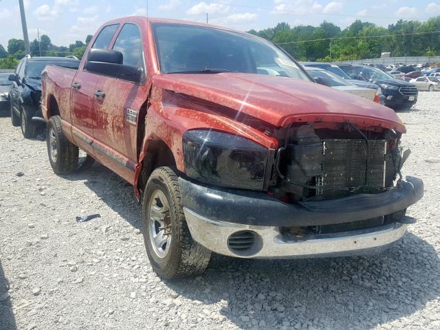 3D7KR28A88G135263 - 2008 DODGE RAM 2500 S Tünd qırmızı foto 1
