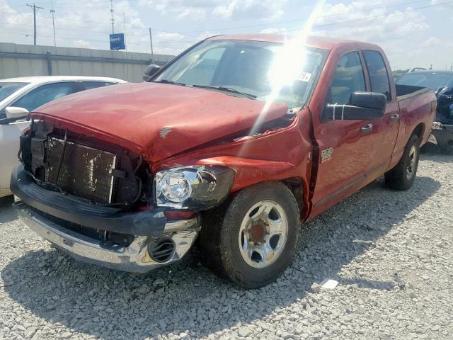 3D7KR28A88G135263 - 2008 DODGE RAM 2500 S MAROON photo 2