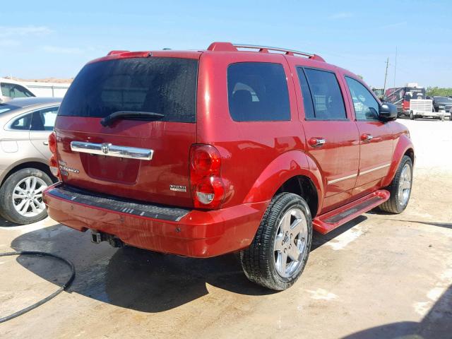 1D8HB58208F105891 - 2008 DODGE DURANGO LI RED photo 4