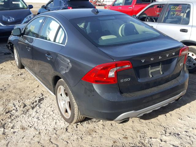 YV1622FS0C2054815 - 2012 VOLVO S60 T5 GRAY photo 3