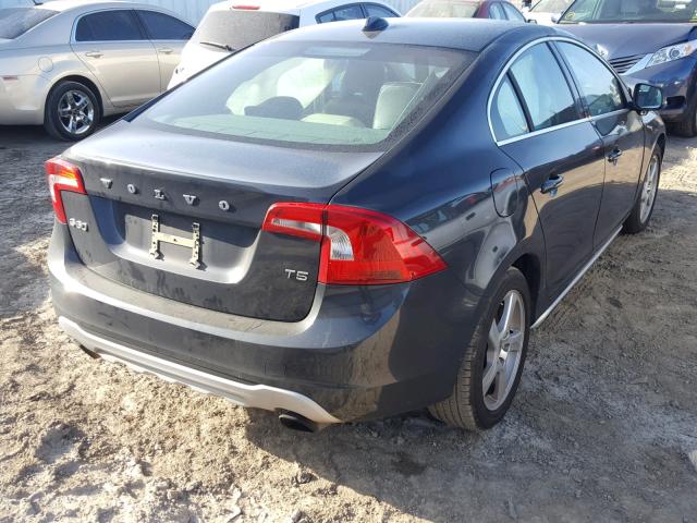 YV1622FS0C2054815 - 2012 VOLVO S60 T5 GRAY photo 4