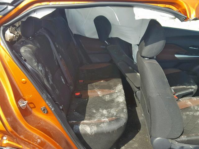 3N1CP5CU1KL519572 - 2019 NISSAN KICKS S ORANGE photo 6