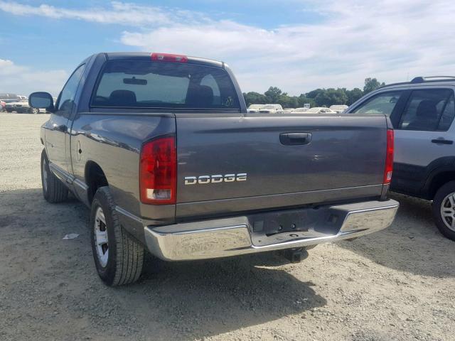 1D7HA16K03J648344 - 2003 DODGE RAM 1500 S GRAY photo 3