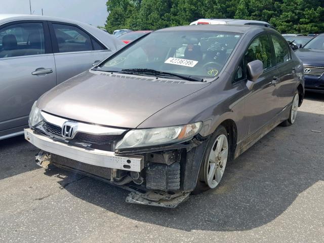 2HGFA16609H511405 - 2009 HONDA CIVIC LX-S Qəhvəyi foto 2