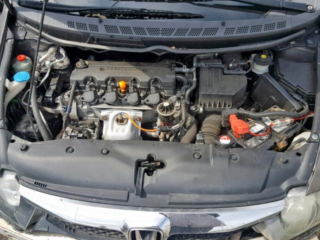 2HGFA16609H511405 - 2009 HONDA CIVIC LX-S Qəhvəyi foto 7