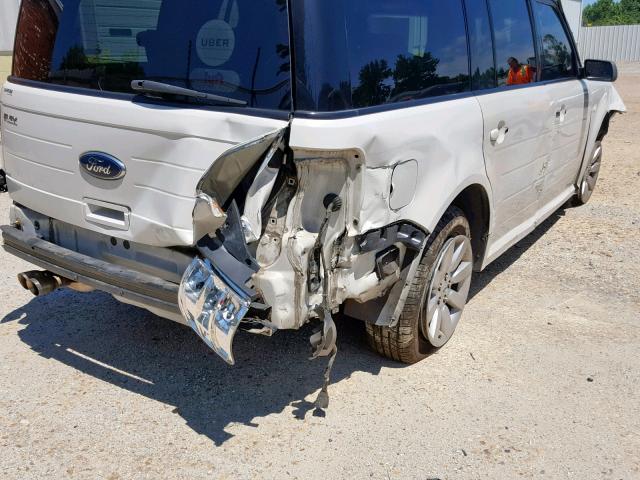 2FMDK51C29BA18539 - 2009 FORD FLEX SE WHITE photo 9