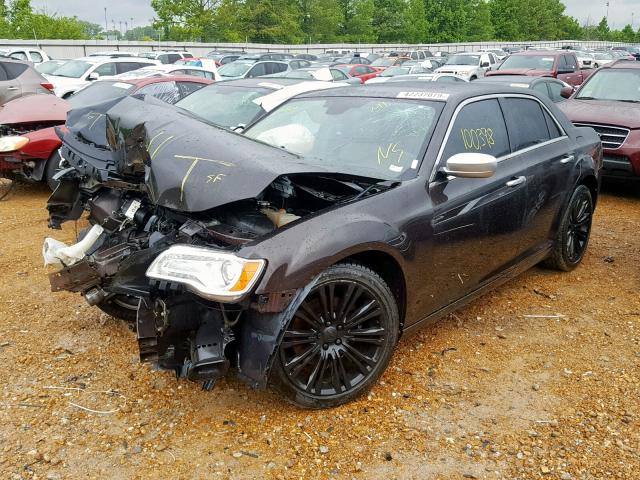 2C3CCAPT2CH229021 - 2012 CHRYSLER 300C LUXUR BLACK photo 2