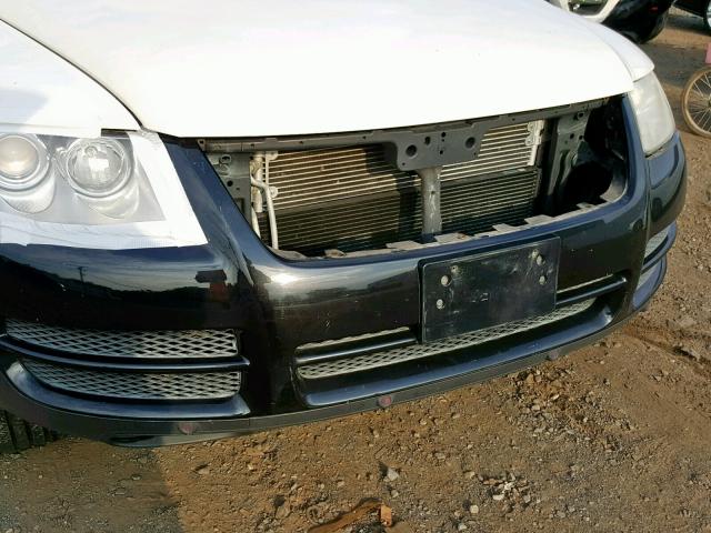 WVGBC77L74D047304 - 2004 VOLKSWAGEN TOUAREG 3. WHITE photo 9