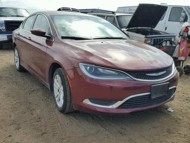 1C3CCCAB3FN721466 - 2015 CHRYSLER 200 LIMITE RED photo 1