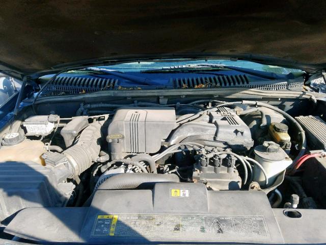 1FMDU74K33UC72481 - 2003 FORD EXPLORER E BLUE photo 7