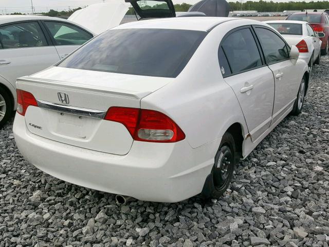 2HGFA16639H536475 - 2009 HONDA CIVIC LX-S أبيض صورة 4