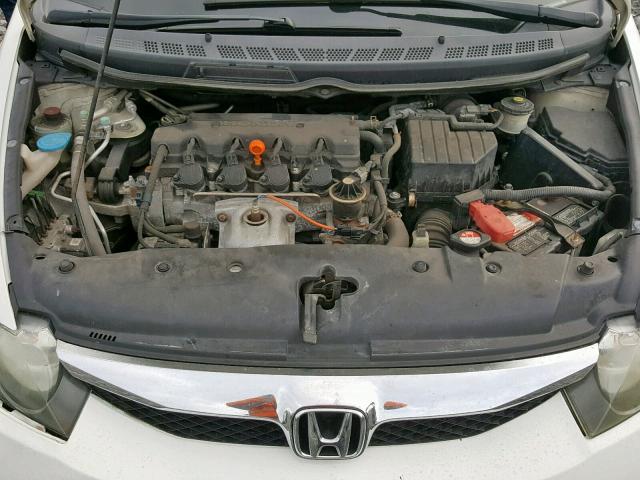 2HGFA16639H536475 - 2009 HONDA CIVIC LX-S أبيض صورة 7