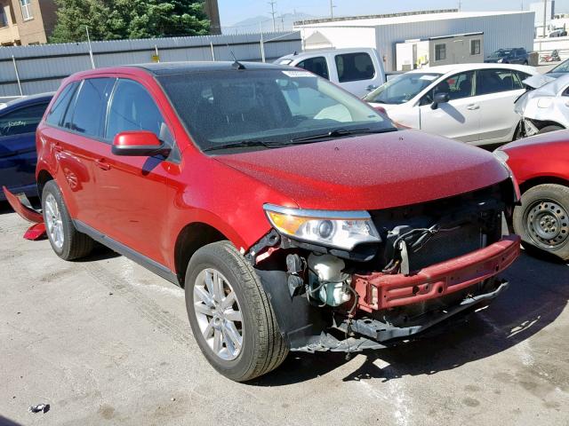 2FMDK4JC7CBA59783 - 2012 FORD EDGE SEL RED photo 1