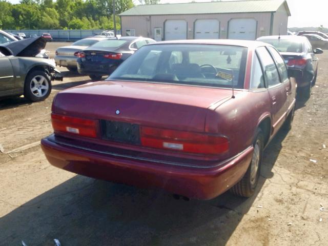 2G4WB52L8S1478937 - 1995 BUICK REGAL CUST MAROON photo 4