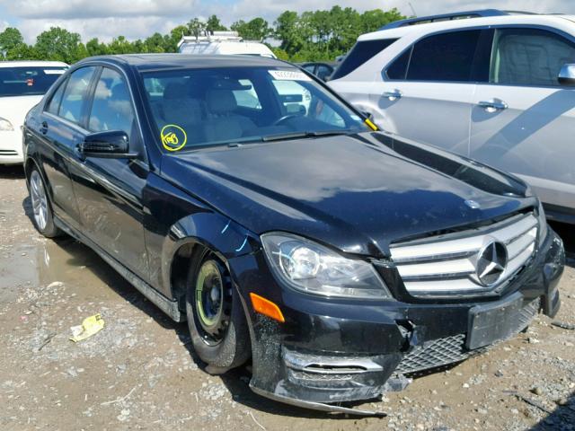 WDDGF4HB9DR274430 - 2013 MERCEDES-BENZ C 250 BLACK photo 1