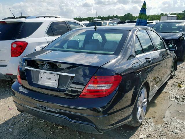 WDDGF4HB9DR274430 - 2013 MERCEDES-BENZ C 250 BLACK photo 4