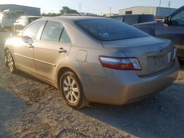 4T1BB46K49U096574 - 2009 TOYOTA CAMRY HYBR GOLD photo 3