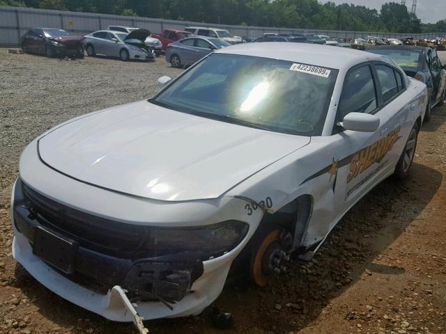 2C3CDXAG9JH263630 - 2018 DODGE CHARGER PO WHITE photo 2