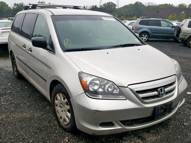 5FNRL38217B115658 - 2007 HONDA ODYSSEY LX SILVER photo 1