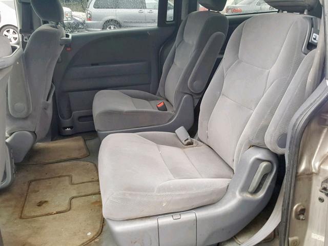 5FNRL38217B115658 - 2007 HONDA ODYSSEY LX SILVER photo 6