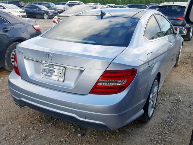 WDDGJ4HB9DG069118 - 2013 MERCEDES-BENZ C 250 SILVER photo 4