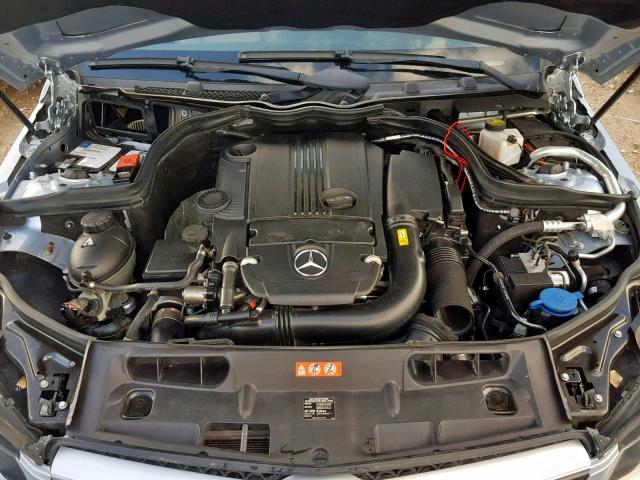 WDDGJ4HB9DG069118 - 2013 MERCEDES-BENZ C 250 SILVER photo 7