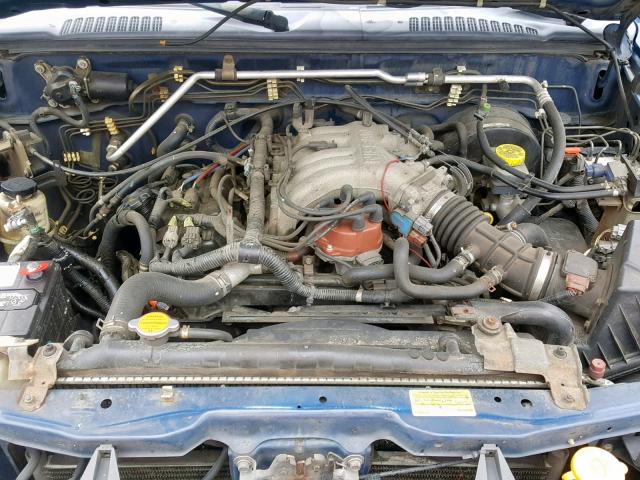 5N1ED28T62C520687 - 2002 NISSAN XTERRA XE BLUE photo 7