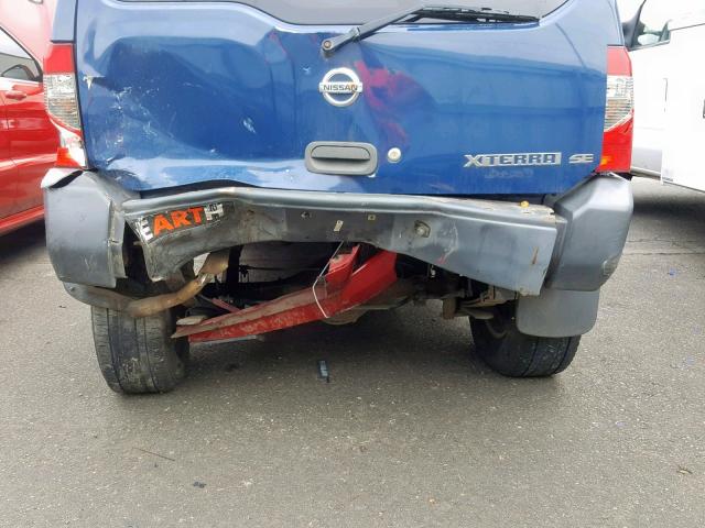 5N1ED28T62C520687 - 2002 NISSAN XTERRA XE BLUE photo 9