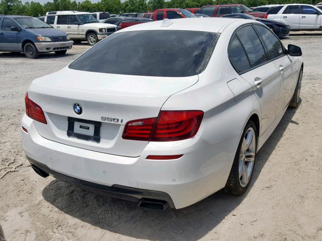 WBAFR9C53CDV59497 - 2012 BMW 550 I WHITE photo 4