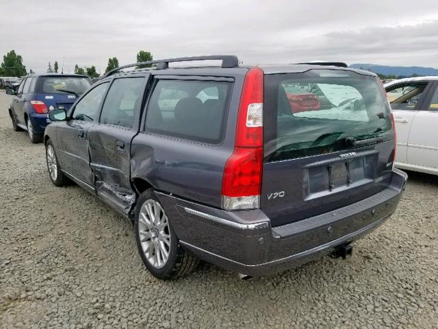 YV1SW592072659083 - 2007 VOLVO V70 2.5T GRAY photo 3