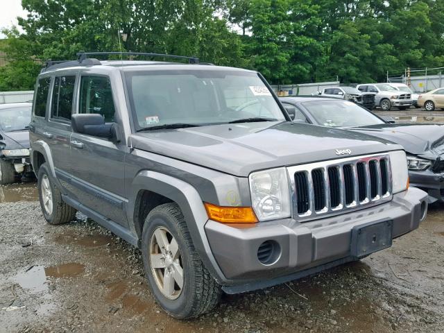 1J8HG48K57C607637 - 2007 JEEP COMMANDER GRAY photo 1
