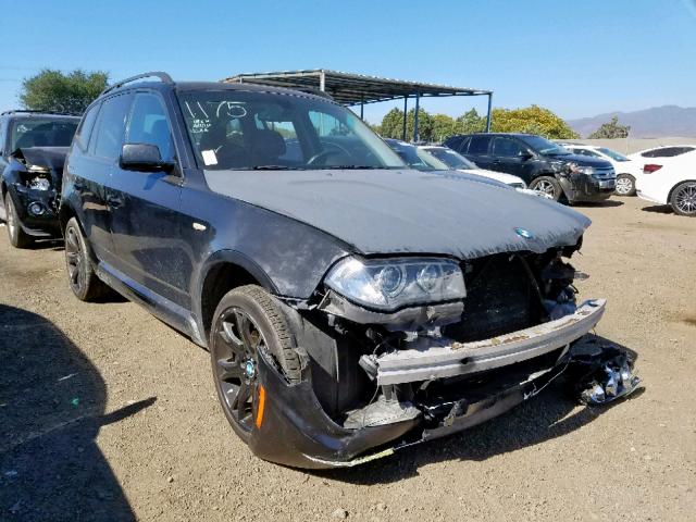 WBXPC93419WJ26132 - 2009 BMW X3 XDRIVE3 BLACK photo 1