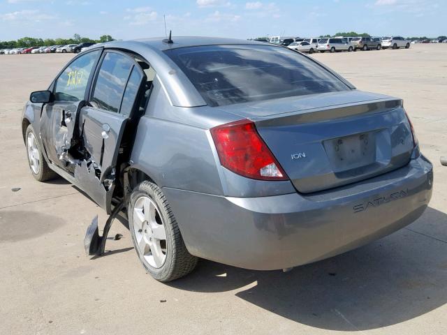 1G8AJ55FX6Z143239 - 2006 SATURN ION LEVEL GRAY photo 3