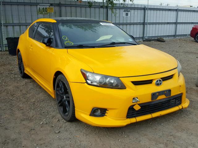 JTKJF5C74C3028999 - 2012 TOYOTA SCION TC ყვითელი ფოტო 1