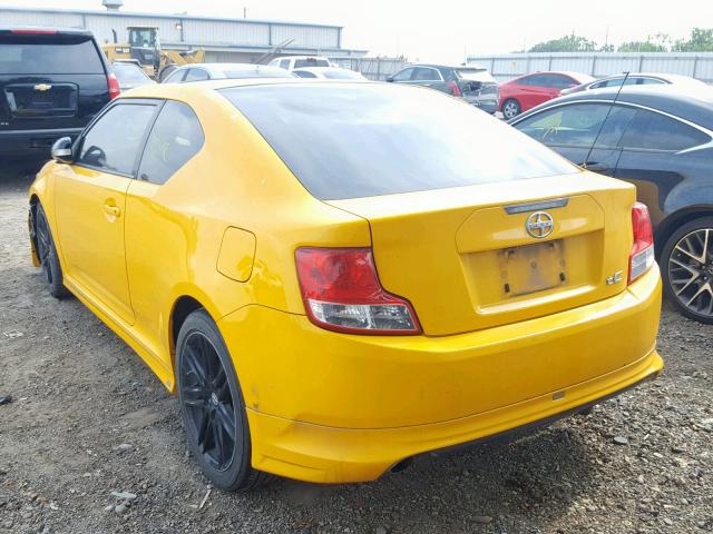 JTKJF5C74C3028999 - 2012 TOYOTA SCION TC ყვითელი ფოტო 3