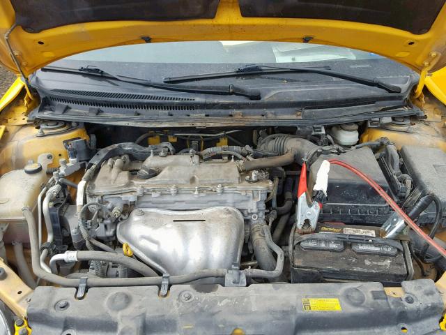 JTKJF5C74C3028999 - 2012 TOYOTA SCION TC ყვითელი ფოტო 7