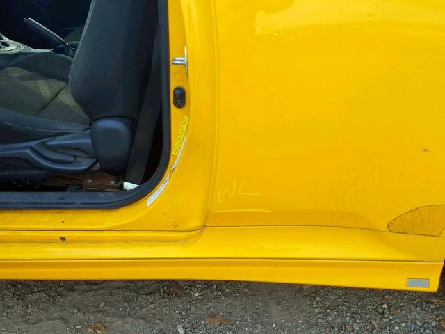 JTKJF5C74C3028999 - 2012 TOYOTA SCION TC ყვითელი ფოტო 9