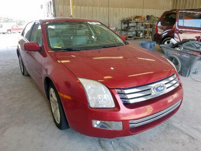 3FAHP08127R158609 - 2007 FORD FUSION SEL RED photo 1