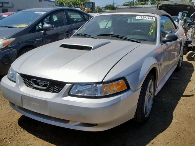 1FAFP45XXYF300730 - 2000 FORD MUSTANG GT SILVER photo 2