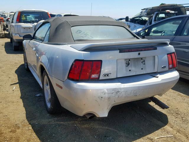 1FAFP45XXYF300730 - 2000 FORD MUSTANG GT SILVER photo 3