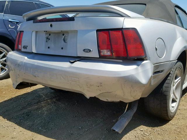 1FAFP45XXYF300730 - 2000 FORD MUSTANG GT SILVER photo 9