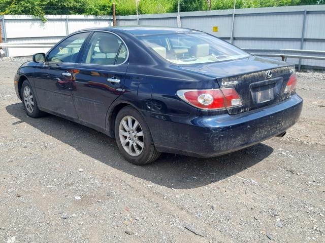 JTHBF30G325010080 - 2002 LEXUS ES 300 BLUE photo 3