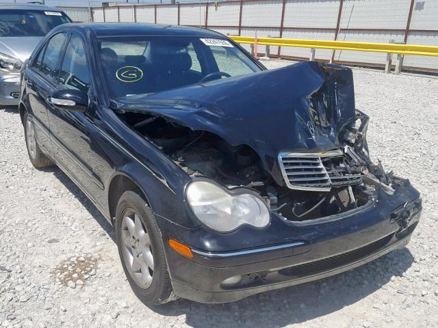 WDBRF61J23F314359 - 2003 MERCEDES-BENZ C 240 BLACK photo 1