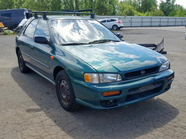 JF1GF4353YH802427 - 2000 SUBARU IMPREZA L GREEN photo 1