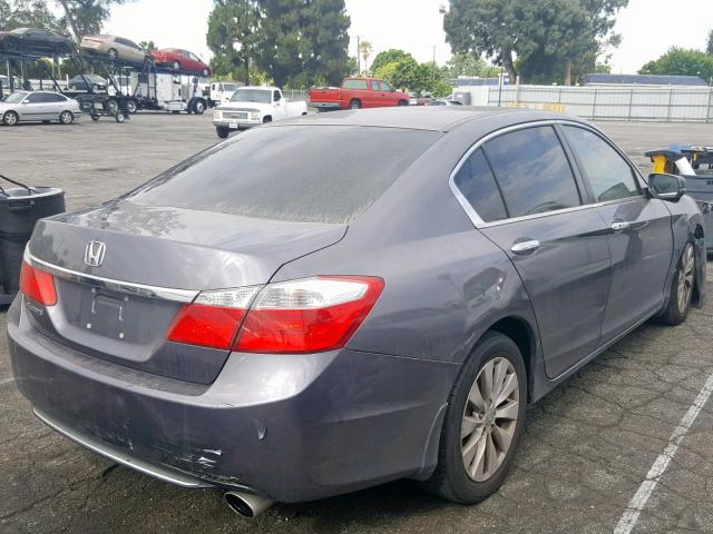 1HGCR2F71FA190513 - 2015 HONDA ACCORD EX GRAY photo 4