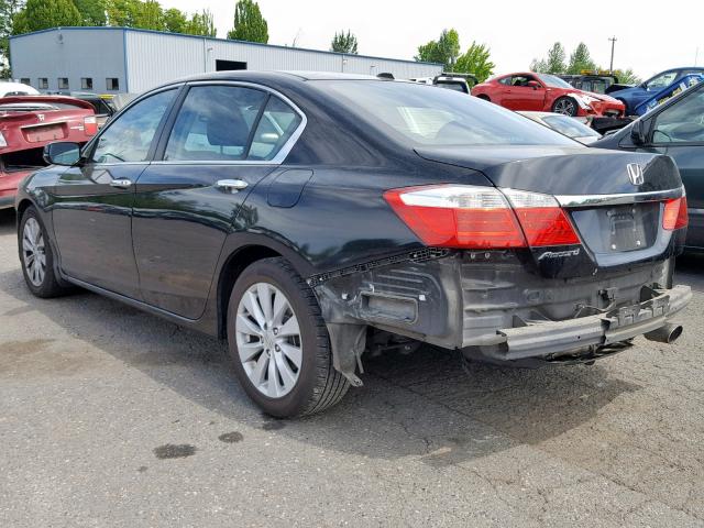 1HGCR2F84EA074780 - 2014 HONDA ACCORD EXL BLACK photo 3