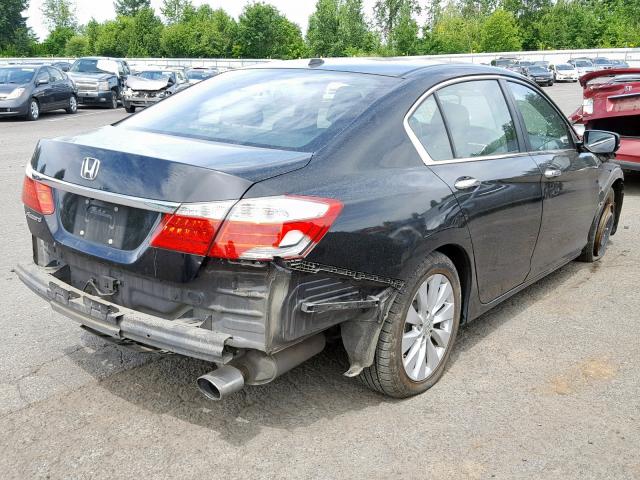 1HGCR2F84EA074780 - 2014 HONDA ACCORD EXL BLACK photo 4