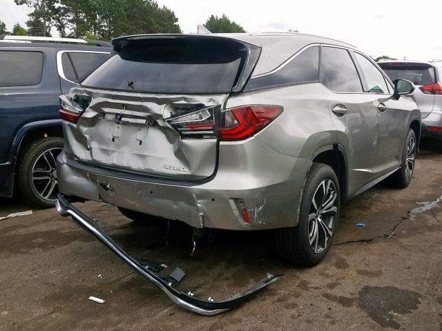 JTJDZKCA6J2007173 - 2018 LEXUS RX 350 L GRAY photo 4