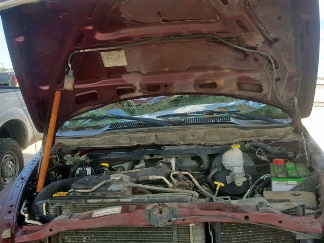 3D7KA28D13G836141 - 2003 DODGE RAM 2500 S მუქწითელი ფოტო 7